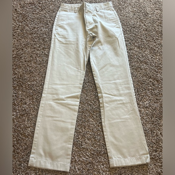 Vanhuesen Tan Straight Leg Trousers - Picture 2 of 5